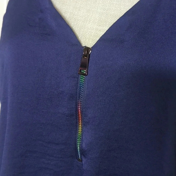 Express "Pride" Blue Camisole Tank - Picture 3 of 6